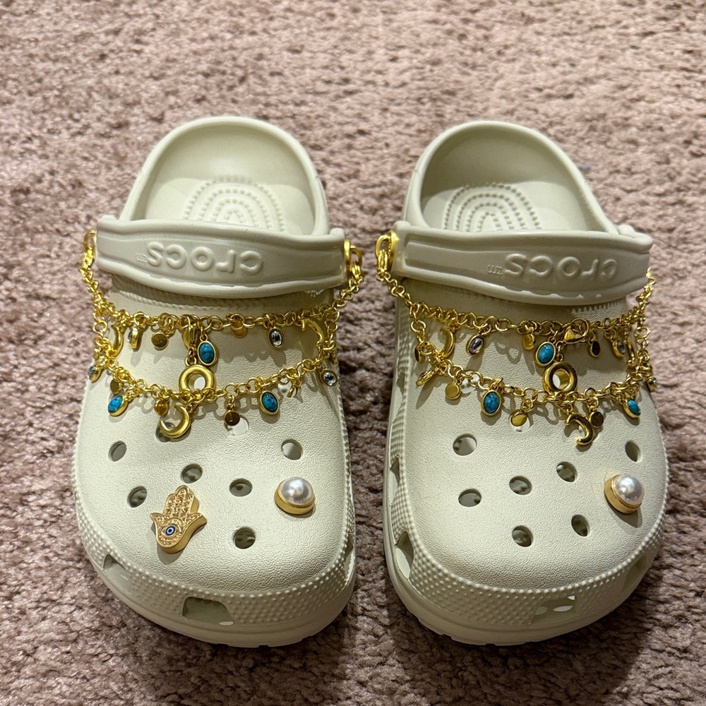 Crocs Classic Boho Babe Clog - Bone